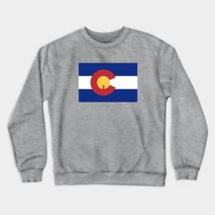 Colorado Flag Fly Fishing Crewneck Sweatshirt